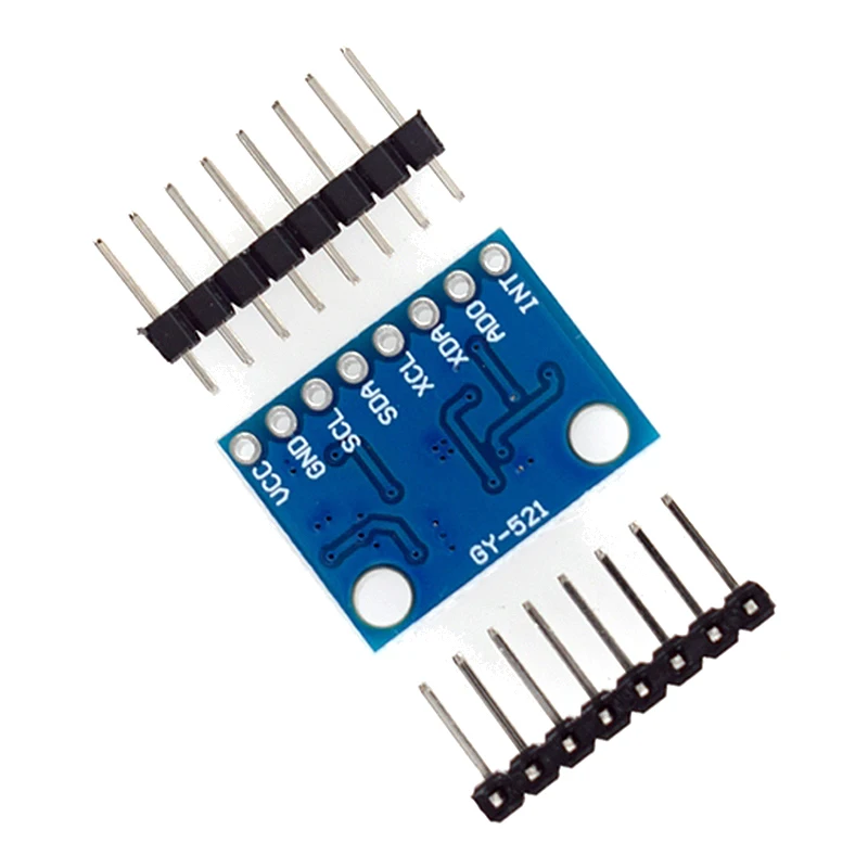 1Set IIC I2C GY-521 MPU-6050 MPU6050 3 Axis Analog Gyroscope Sensors + Accelerometer Module For Arduino With Pins 3-5V DC