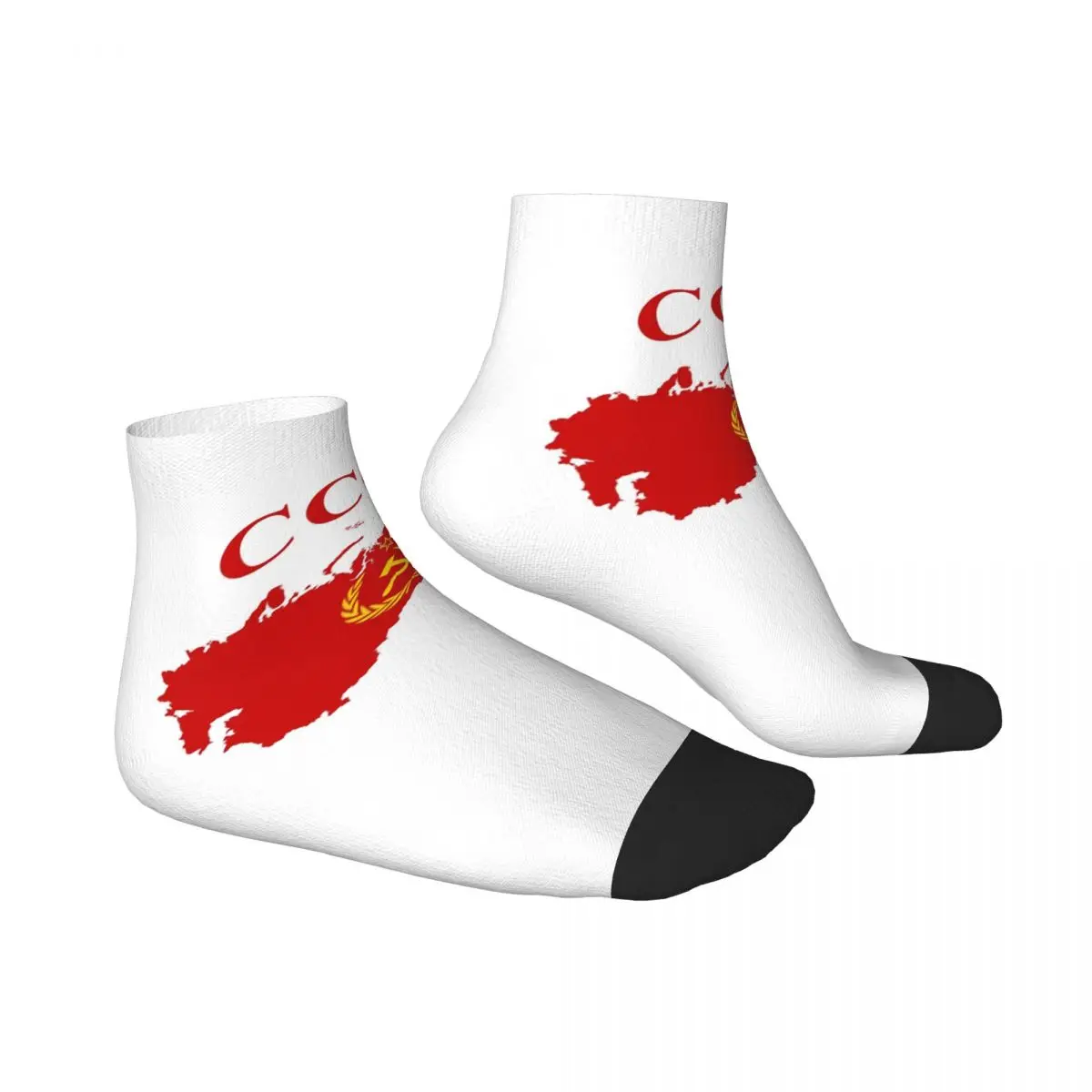 CCCP Star-Soviet-Union URSS Calcetines Harajuku Medias absorbentes del sudor Calcetines para todas las estaciones Accesorios para regalos de Navidad unisex