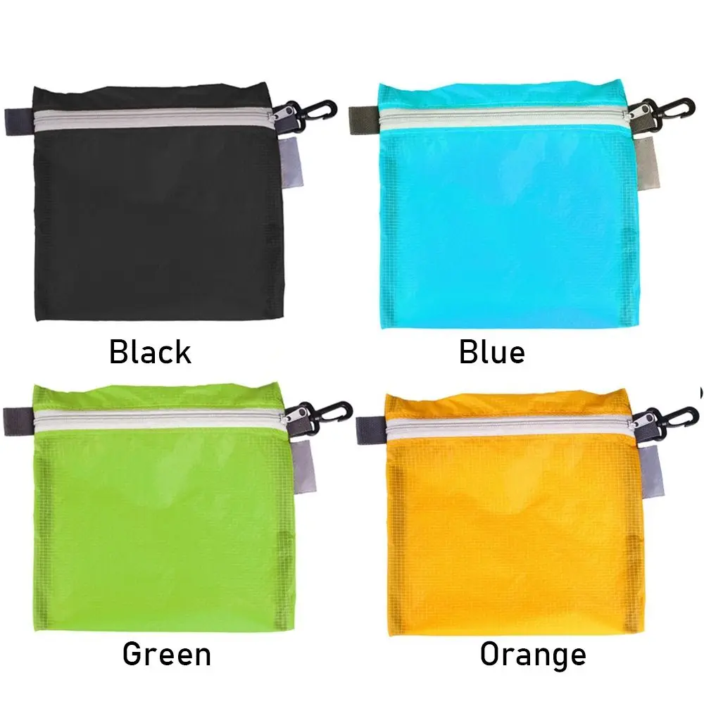 Outdoor Waterproof bag Swimming bag pouch for camping hiking with hook zipper storage bag 4 colors Pocket Pouch