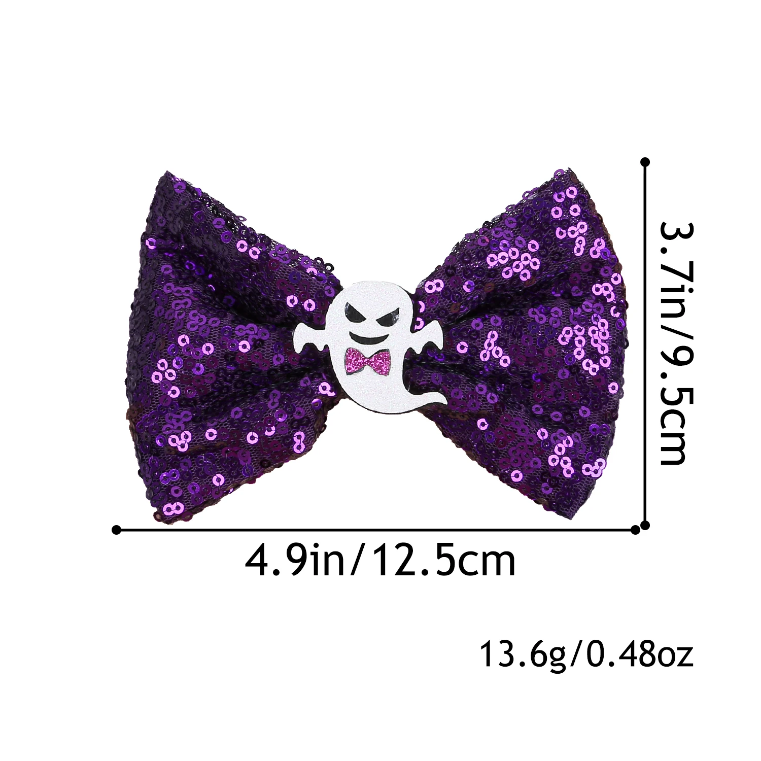 Girls Halloween Hair Clips 5inch Pumpkin Hair Bows Clips Girls Festival Demon Barrettes Clips Children Kids Hair Accessories