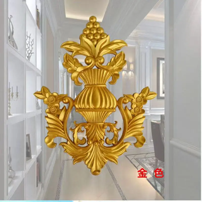

European-style decorative door head flower background wall decal porch decorative flower sticky flower wall decoration furniture