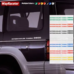 2 шт., наклейки для кулера Mitsubishi Pajero V20 V60 V80 Shogun Montero