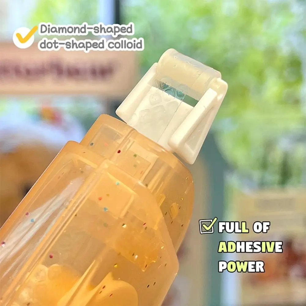 Клейкая лента в форме мультяшного медведя в горошек, большая емкость, сделай сам, скрапбукинг, двухсторонняя клейкая лента, клейкая лента, канцелярские принадлежности