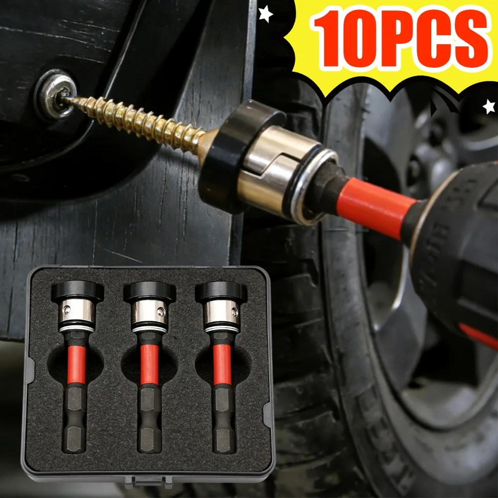 

Metal Magnetic Screwdriver Bit Universal Hand Tool Auto Maintenance Positioning Hex Shank Anti Slip Electric Drill Accessories
