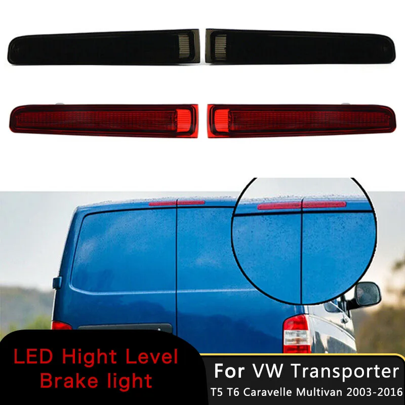 

2X For Volkswagen VW Transporter Caravelle T5 T6 2003-2016 High Mount Brake Light Third Stop Lamp Brake Lamp LED High Mount