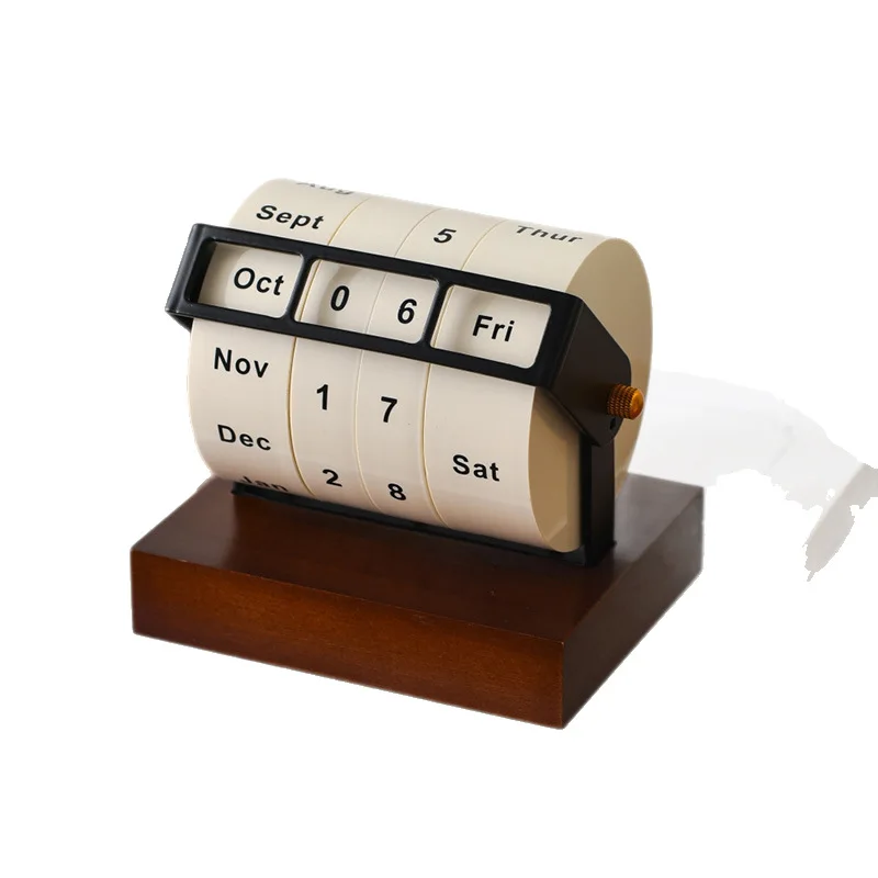 

DSA wheel perpetual calendar large rotating desk calendar desktop high-end light luxury ornament calendar postgraduate entrance