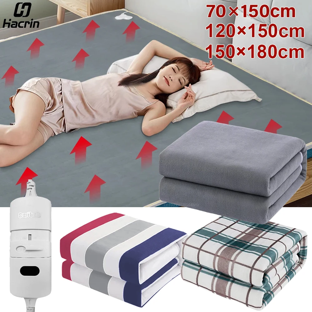 Electric Blanket 220V Electric Heat Blanket Heating Mat Double Bed Single Bed Thermal Heating Blanket Electric Heating Pad Mat