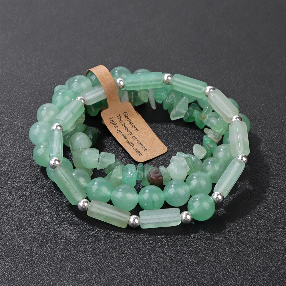 3pcs Amethysts Beads Bracelets for Women Men Natural Stone Quartzs Memory Wisdom Purity Bracelet Set Amulet Jewelry Gift
