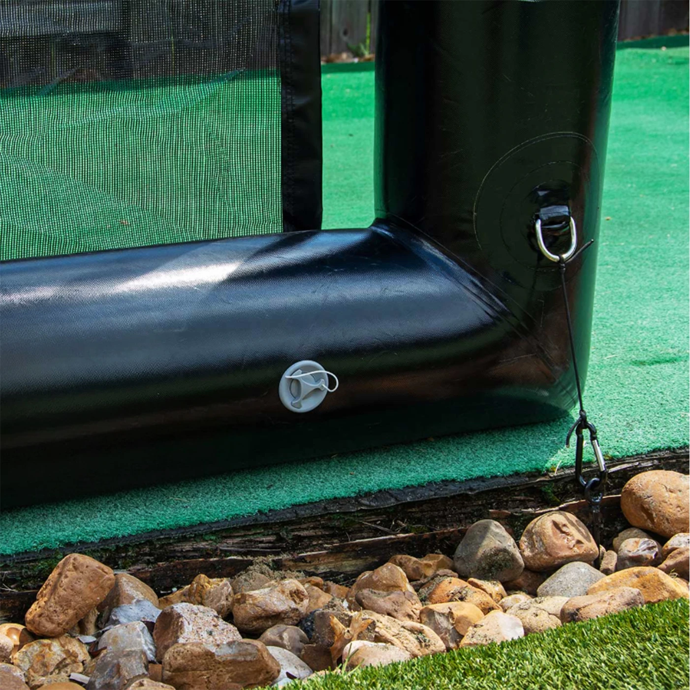 Factory Custom Golf Simulator Enclosure Golf Hitting Cage Inflatable Golf Exercise Projector Tent Shooting Ball Cage