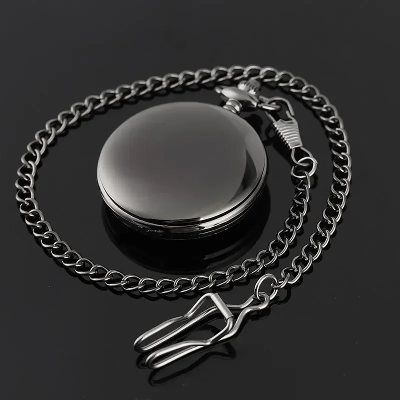 Creative Pocket Watch I Love You To My Husband Quartz Movement Clock with Pendant Chain Anniversary Gift To Lover Timepiece