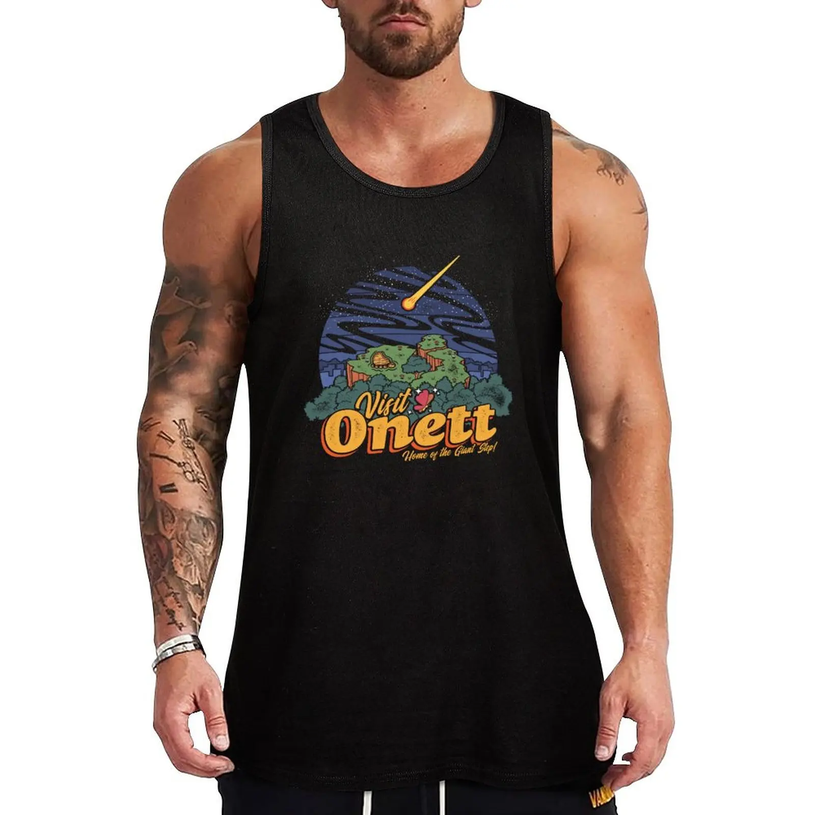 Visit Onett Tank Top Men's clothes quick-drying t-shirt cotton t-shirts man T-shirt men