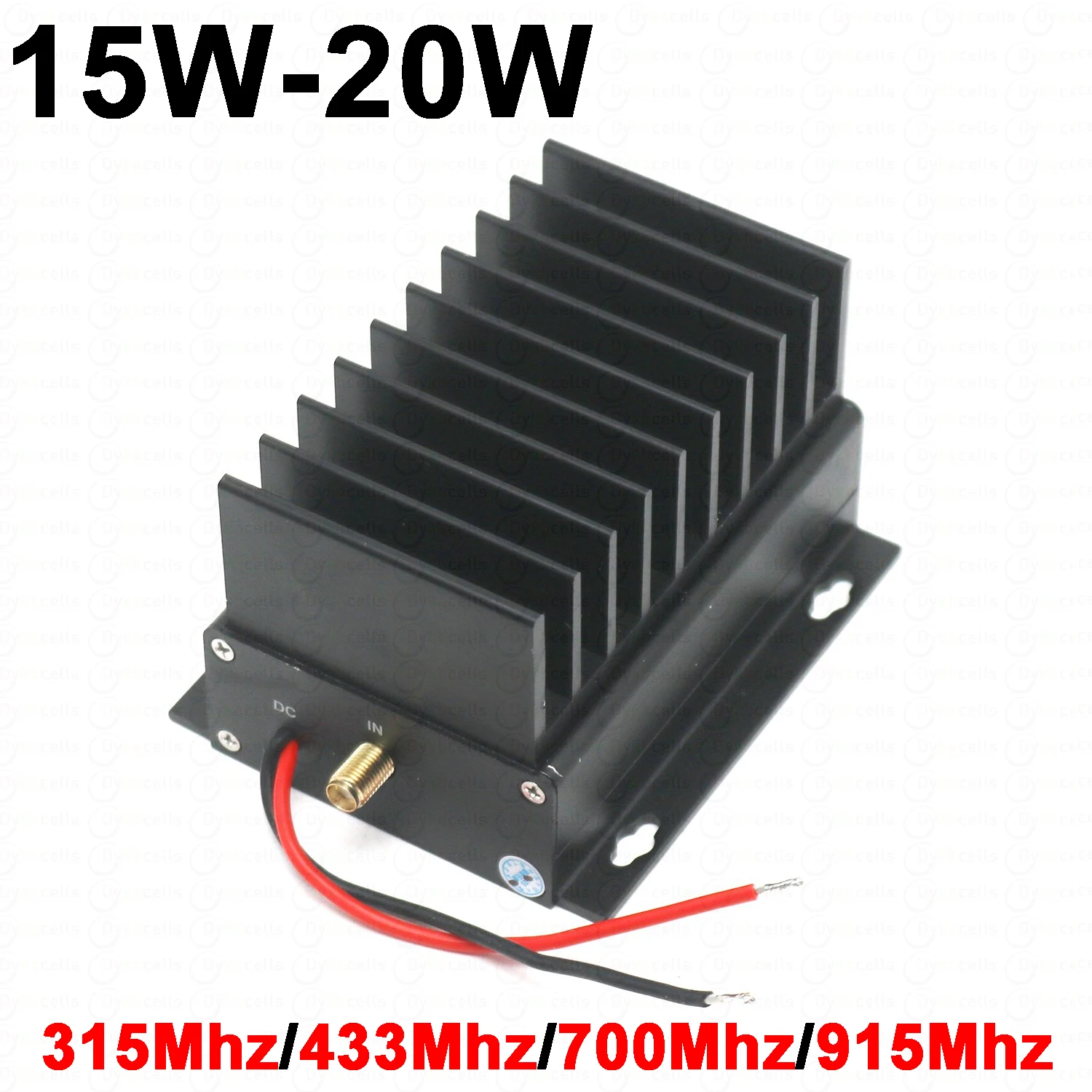

15W-20W RF Power Amplifier 315Mhz 433Mhz 700Mhz 868Mhz 915Mhz RF Signal AMP f/Walkie Talkie Transmitter LORA Helium Miner Drone