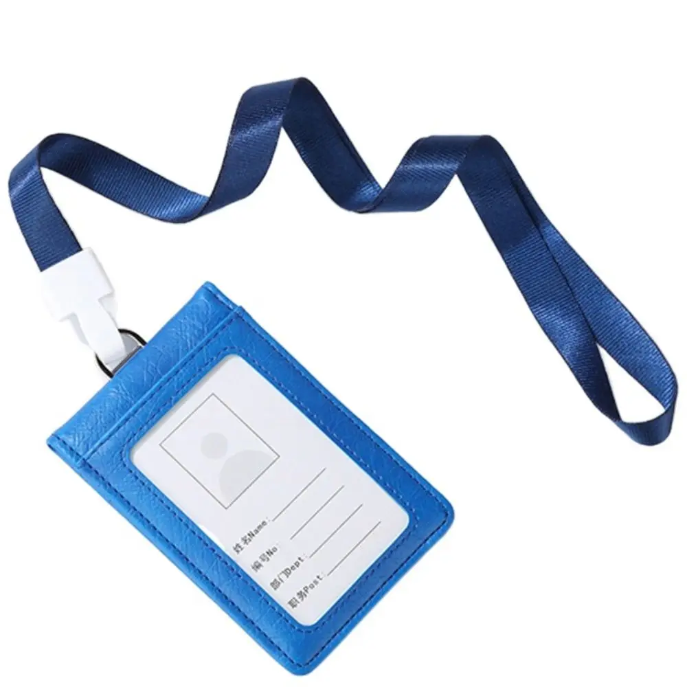 New Large Capacity ID Card Holder Folding Multi-card Card Case Colorful ID Employee Badge Holder