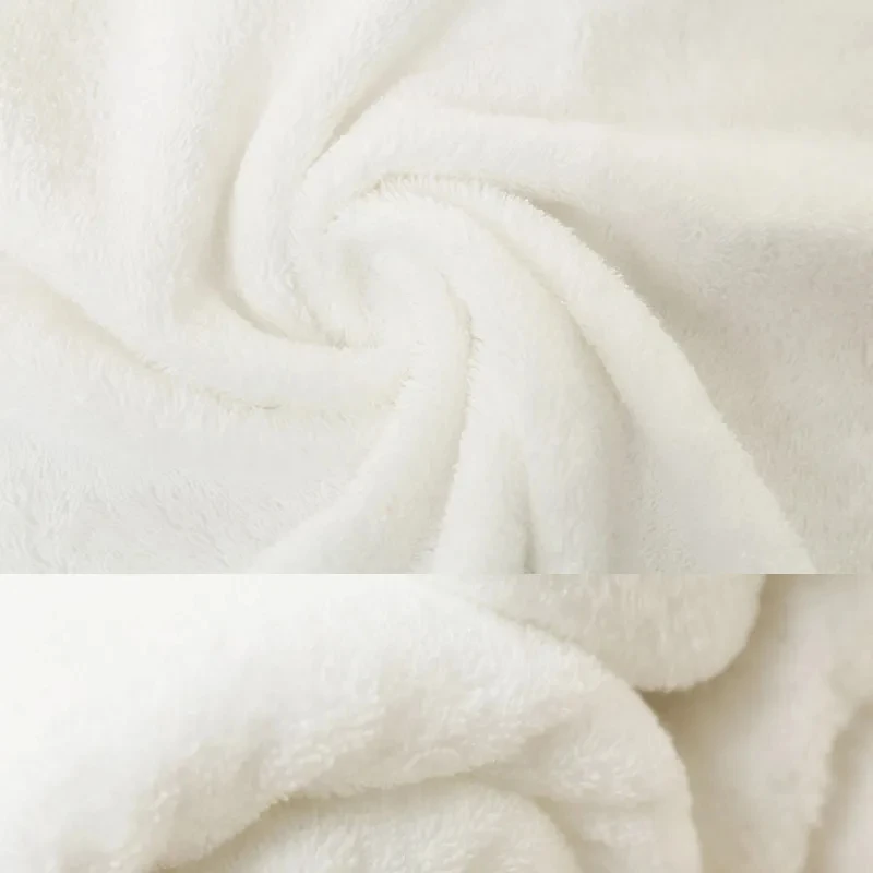 100％ Cotton Bath Towel 70x140/80x160CM White Home Hotel Bathroom High Absorbent Large Bathing Towels