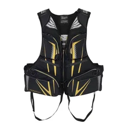 2024 New Brand Fishing Life Jacket for Men Rock Fishing Buoyancy Vest Adult Floating Multi-functional Fishing Clothing MLXL