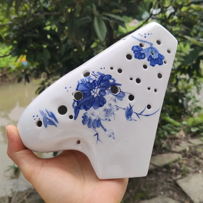 Ocarina Triple Profesional AC/AG/AF de 32 Agujeros, Ocarinas de Lujo para Niños y Adultos Principiantes, Instrumentos Orff Inusuales