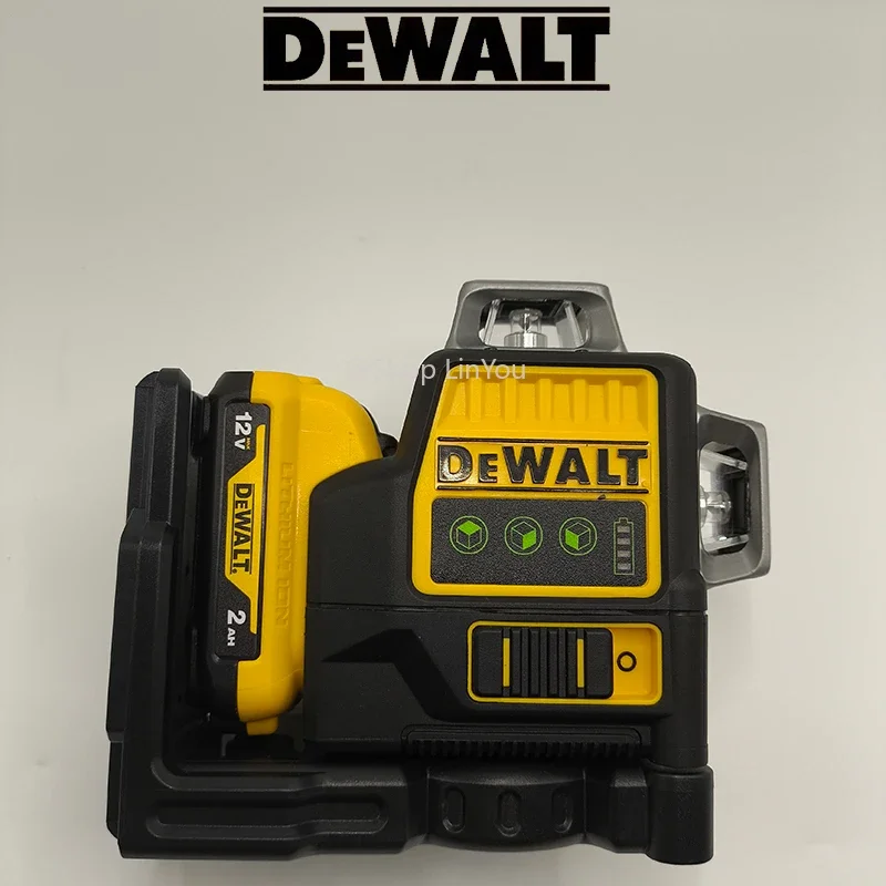 DEWALT DW089LG 2025 مستوى الليزر 12 فولت بطارية ليثيوم تعمل بالطاقة 12 خطوط الأخضر متر 360 درجة أداة خارجية أفقية وعمودية