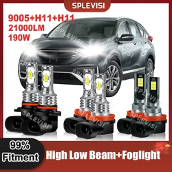 Car LED Headlight Headlamp 9005 H11 H11 High Low Beam Foglamp Replace For Honda CR-V CRV 2015 2016 2017 2018 2019 2020 2021