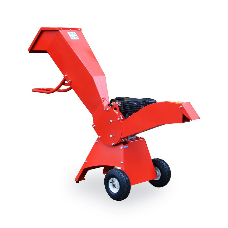 -For Wood  Hot Selling Electric Garden Machine Branch Crusher Shredder Forestry Machinery With 6hp Mobile Engine*