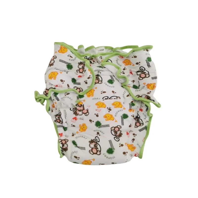 

ABDL штаны-подгузники с мультяшным рисунком для взрослых и детей с подкладкой внутри тренировочных штанов DDLG моющиеся тренировочные трусики пара трусов