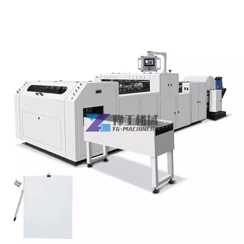 Automatic A4 Paper Cutting Machine and Packing Machine A3 A4 A5 Size Paper Roll To Sheet Cutting Machine with Economic Price