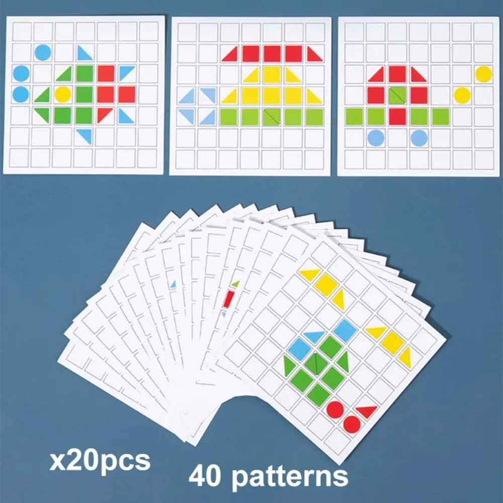 Houten Creatieve Blokken Puzzel Kinderen Montessori Kleur Vorm Matching Vroeg Onderwijs Educatief Speelgoed Kinderen Intelligentie Spel