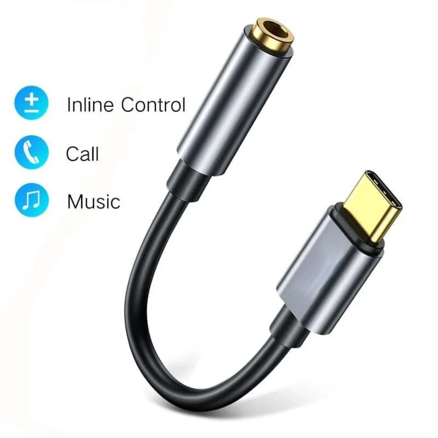 

High Quality Type C to 3.5mm Audio Adapter Cable for P40 P30 Pro 10 9 - USB C Earphone Jack AUX Adapter