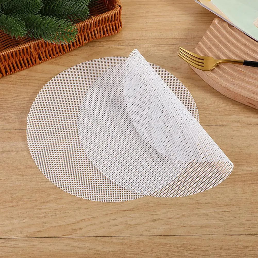 Silicone Steamer Mat Steamer Paper Liner Reusable Round Dim Sum Mesh Non-Stick Mesh Mat Pad For Buns Dumpling Baking Pastry Q7R7
