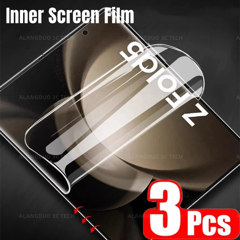 3PCS Inner Screen Protector for Samsung Galaxy Z Fold 5 4 6 3 5G zfold5 Hydrogel Film HD Clear Protective film Anti scratch