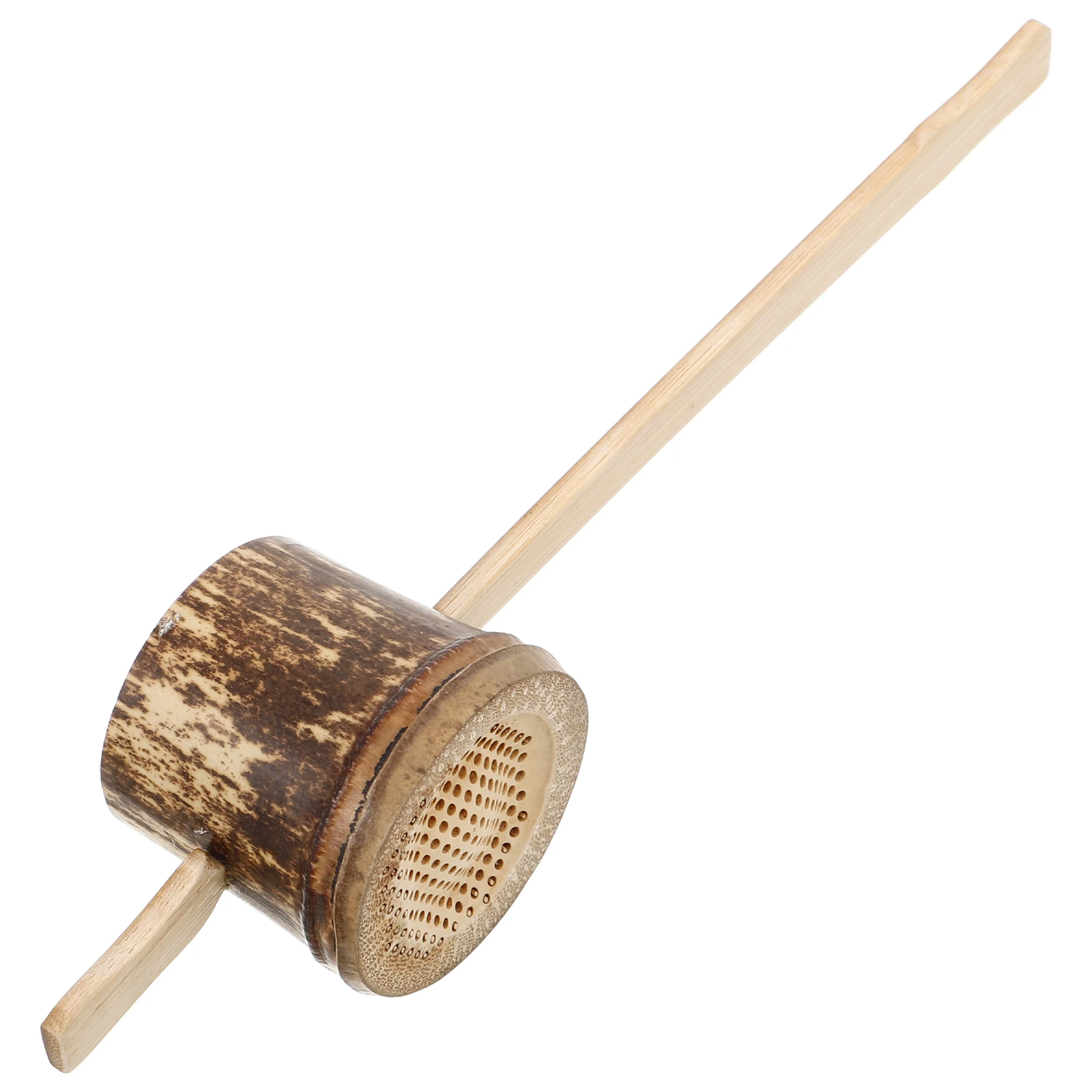 

Ergonomic Bamboo Tea Filter with Handle Premium Handcrafted Strainer for Loose Leaf Tea Kung Fu Ceremony Clear Soup Overflowing