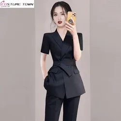 Professional Set Women's 2024 Spring/Summer Korean Edition Foreigner Fashionable and Advanced Sense Age Reducing Two Piece Set