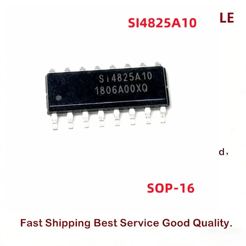 10pcs/Lot  Brand new original   SI4825 SI4825A10 SI4825-A10 SI4825-A10-CSR SOP-16  IC Chip
