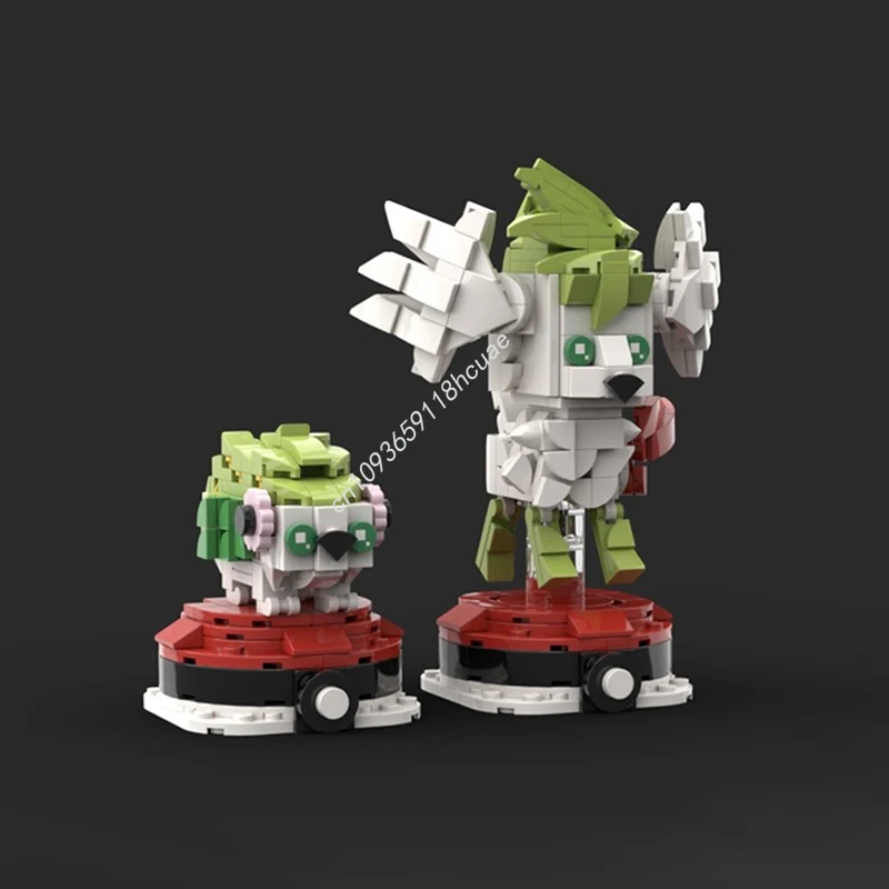 

500 шт. MOC Shaymin Brickheadz строительные блоки Рождественский подарок представительские функции тренировочные игры пространственное воображение develo