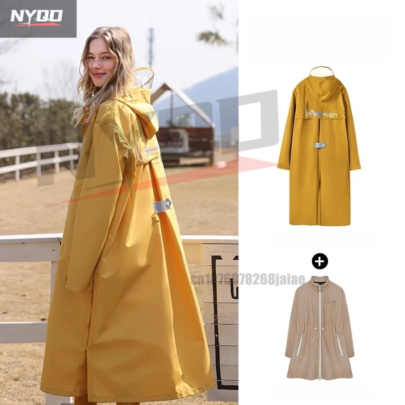 

Motorcycle Raincoat Waterproof Hooded Riding Suit for Men Women Outdoor Motorcycle Gear