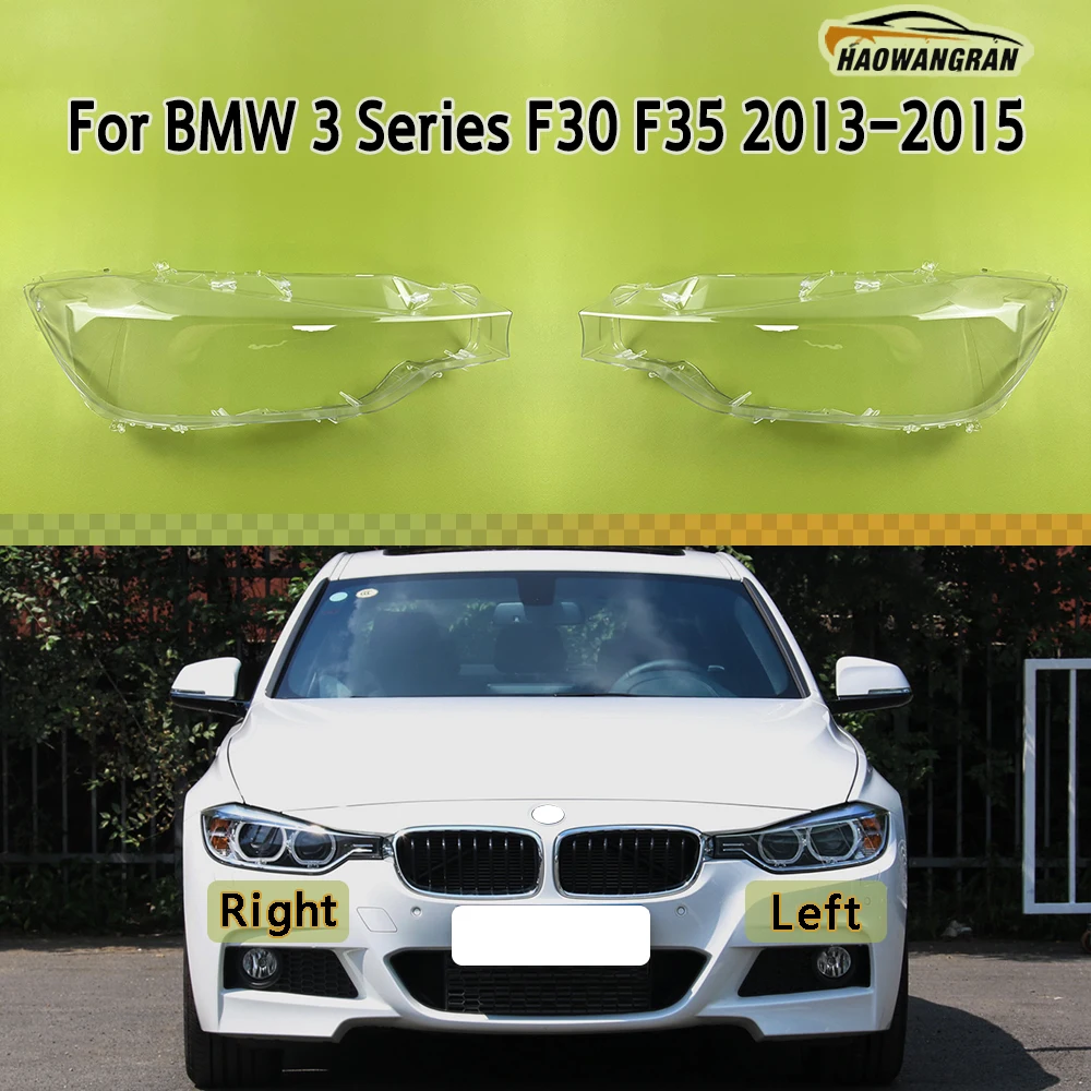 

Headlamp Cover Headlight Shell Transparent Lens Plexiglass Replace Original Lampshade For BMW 3 Series F30 F35 2013 2014 2015