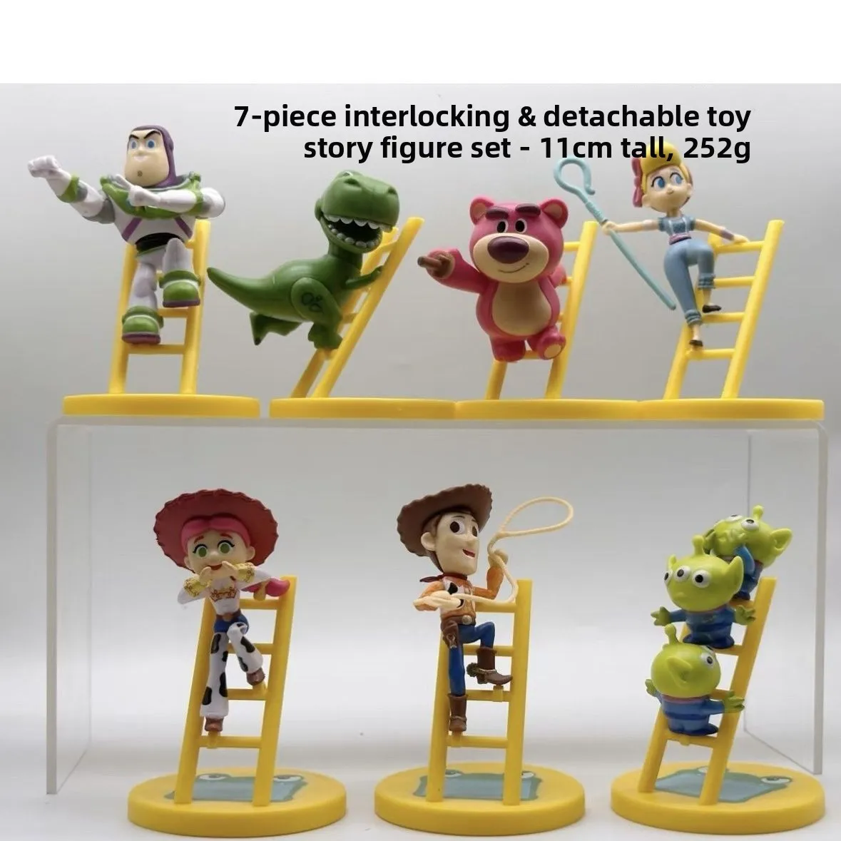 New Toy Story Anime doll Figure Woody Fork Ornament Buzz Lightyear Cake Decoration Ornament Gift Birthday Gift