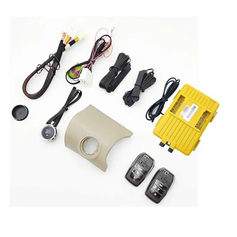 

For Old Toyota Camry Year 2006-2011 Keyless Start Keyless Go Remote Start Mobile Phone App Control Bluetooth With Panel Frame