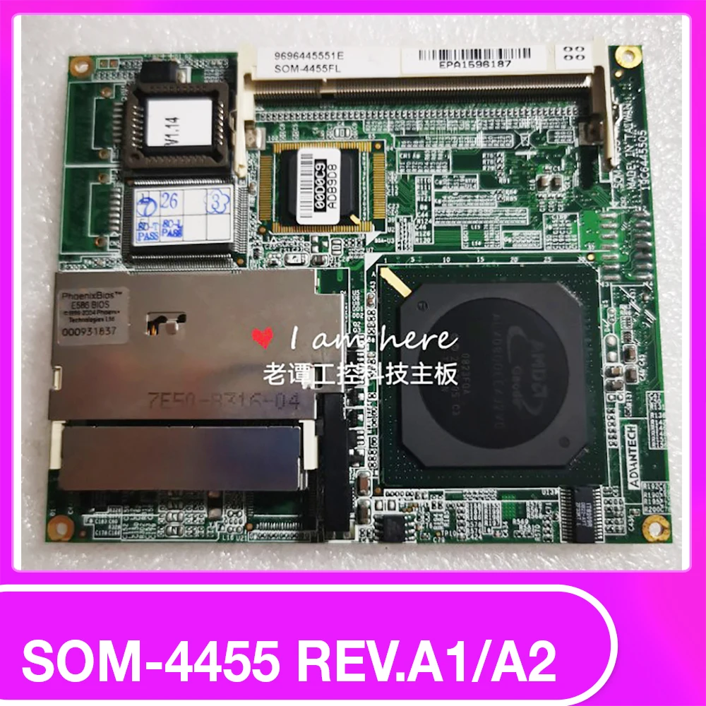 

For Advantech SOM-4455FL Industrial Control Motherboard SOM-4455 REV.A1/A2