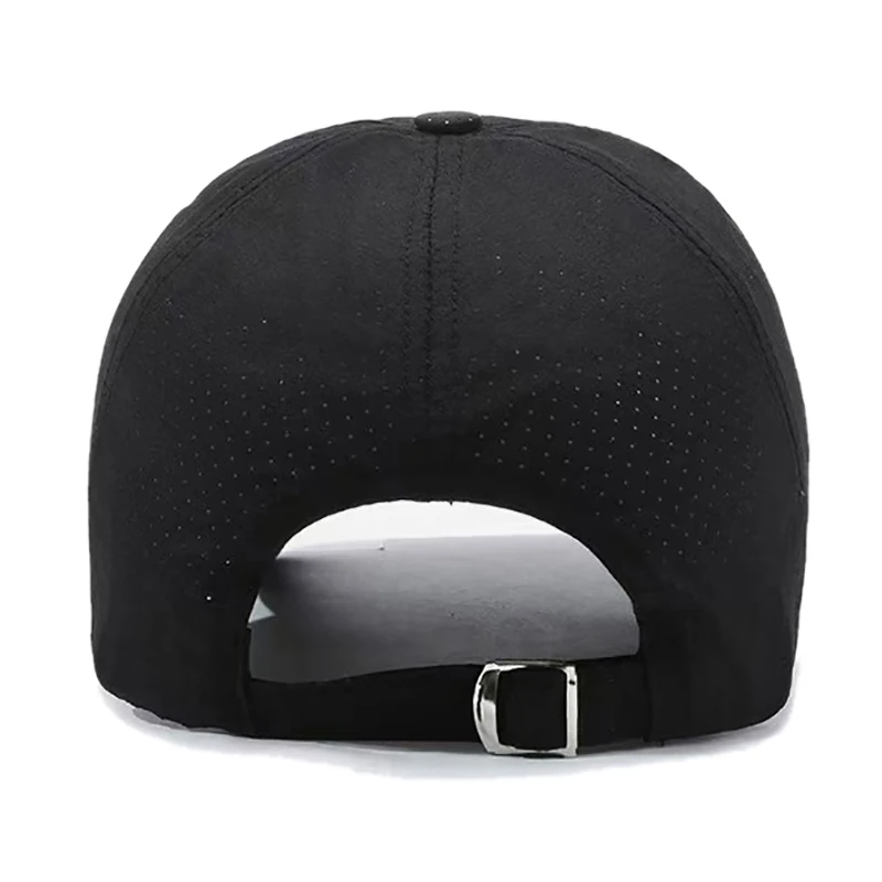 Solid Color Men's Hat Summer Mesh Breathable Large Mesh Baseball Sun Protection Cap