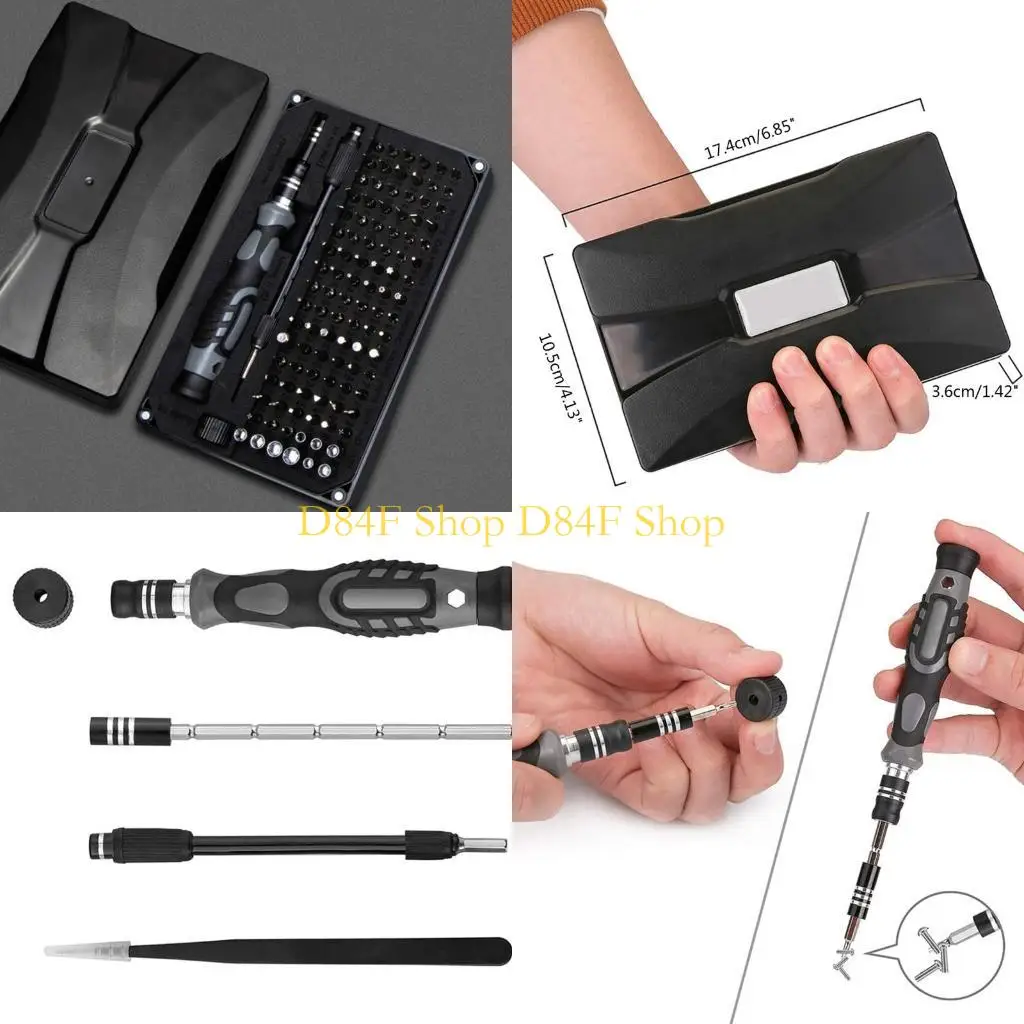 

D84F Electronics Repair Screwdriver Set, Set of 106 Pieces