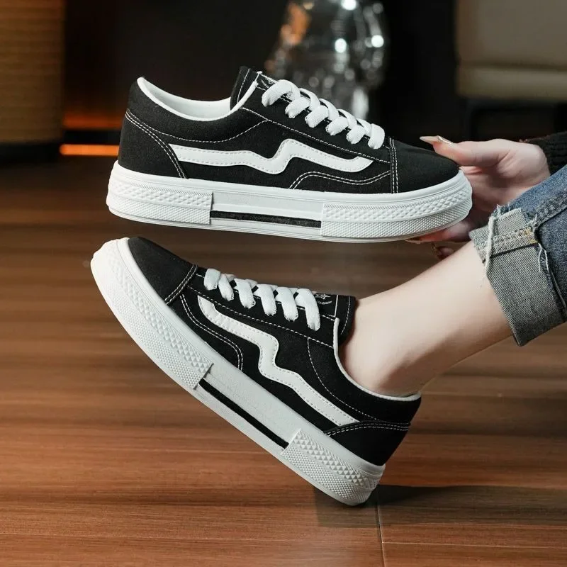 Ladies Black Shoes Designer Sneaker Barefoot Shoes Women Trainers Canvas Shoes Women Casual Sneaker зимние кроссовки женские