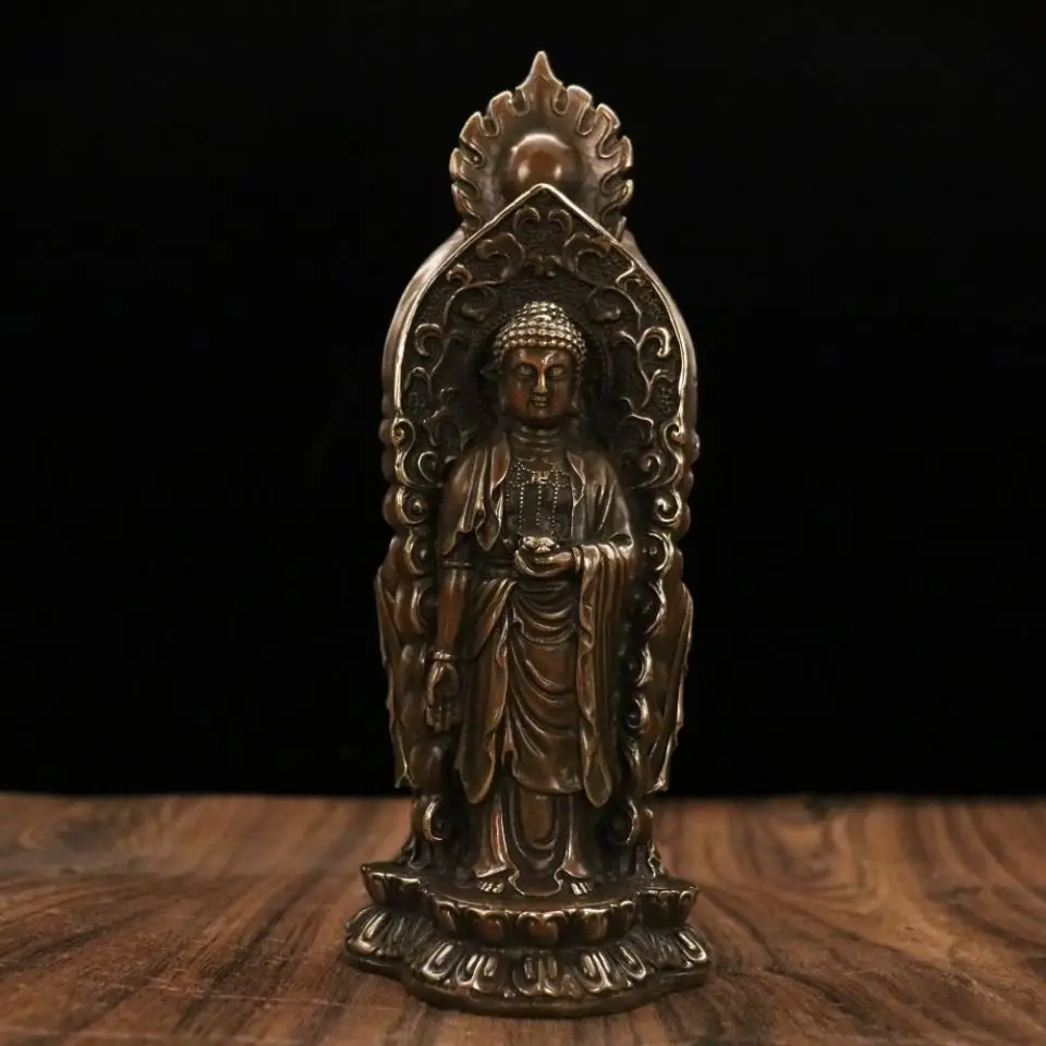 Three-faced guanyin bodhisattva and tathagata buddha  Statue Sculpture Figurines Home Garden Decoration Statues For House ﻿