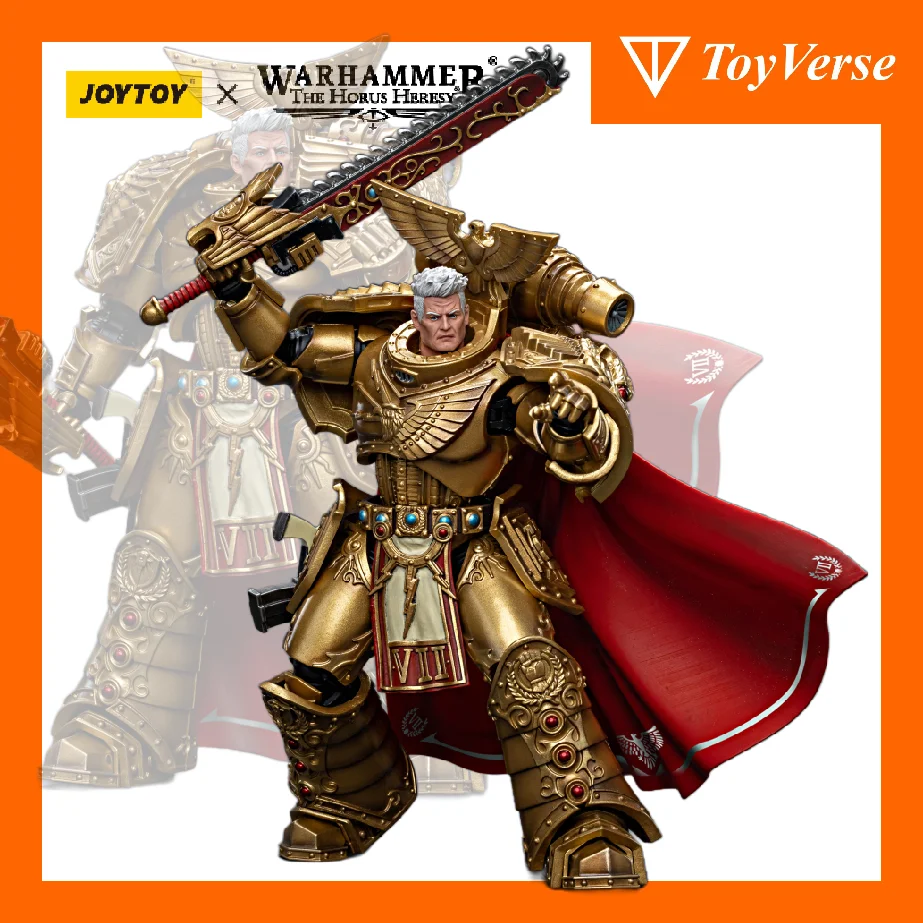 

[IN STOCK] 1/18 JOYTOY Warhammer 30k Action Figure Imperial Fists Rogal Dorn, Primarch of The Vllth Legion Anime Figure Model