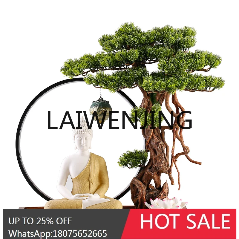 RWJ Buddha Ornament Sakyamuni Buddha Statue Offering Home Safe