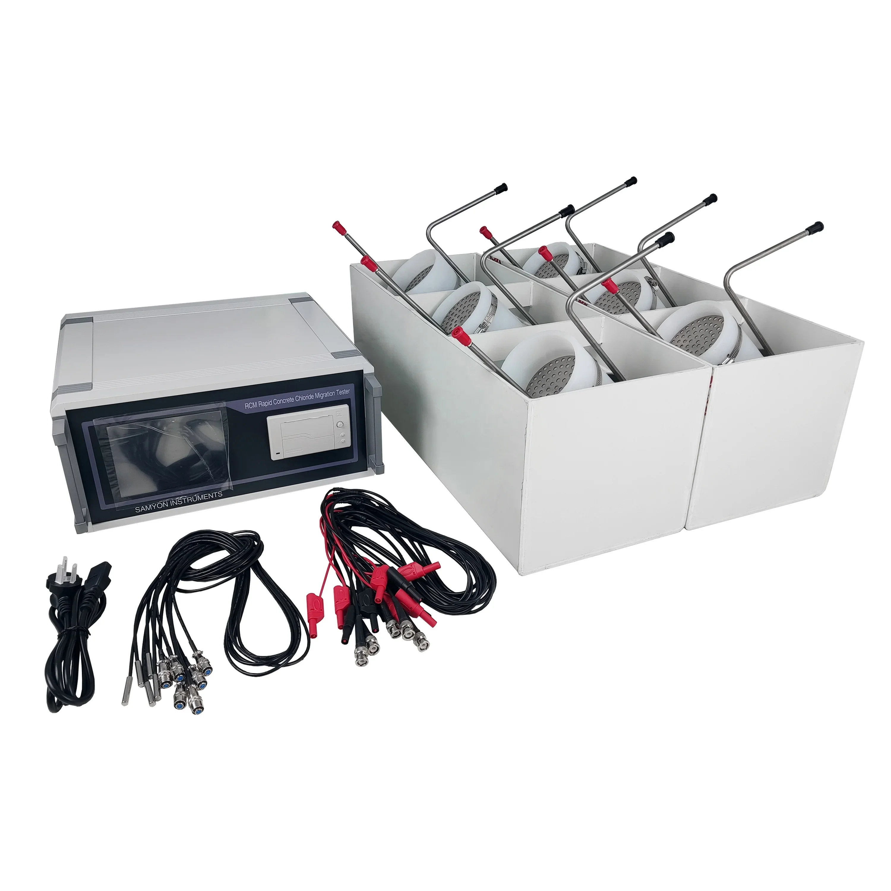 Good Price Testing Concrete 6, 9,12 Test Channels Rapid Migration Coefficient Apparatus Chlorine Tester