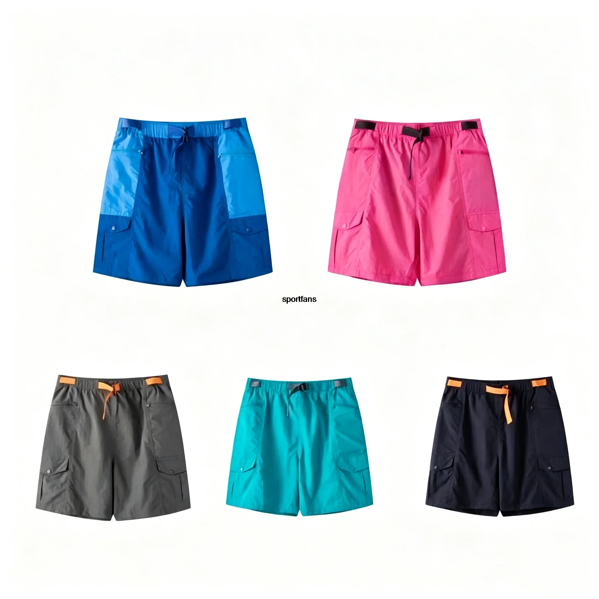 Unisex Dopamine Mountain Summer Shorts Adjustable Breathable Tear Resistant Nylon Loose Fit Couple Sport Casual Outdoor Shorts