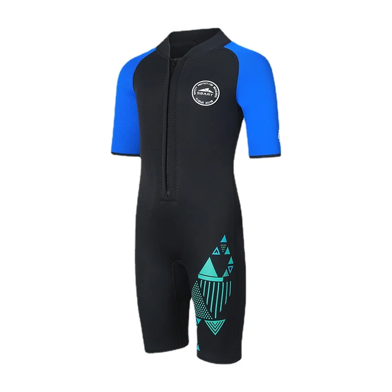 Bebek Wetsuit: 3-14 Yaş Arası Çocuklar İçin Su Sporları İçin Uygun Neopren Elbise