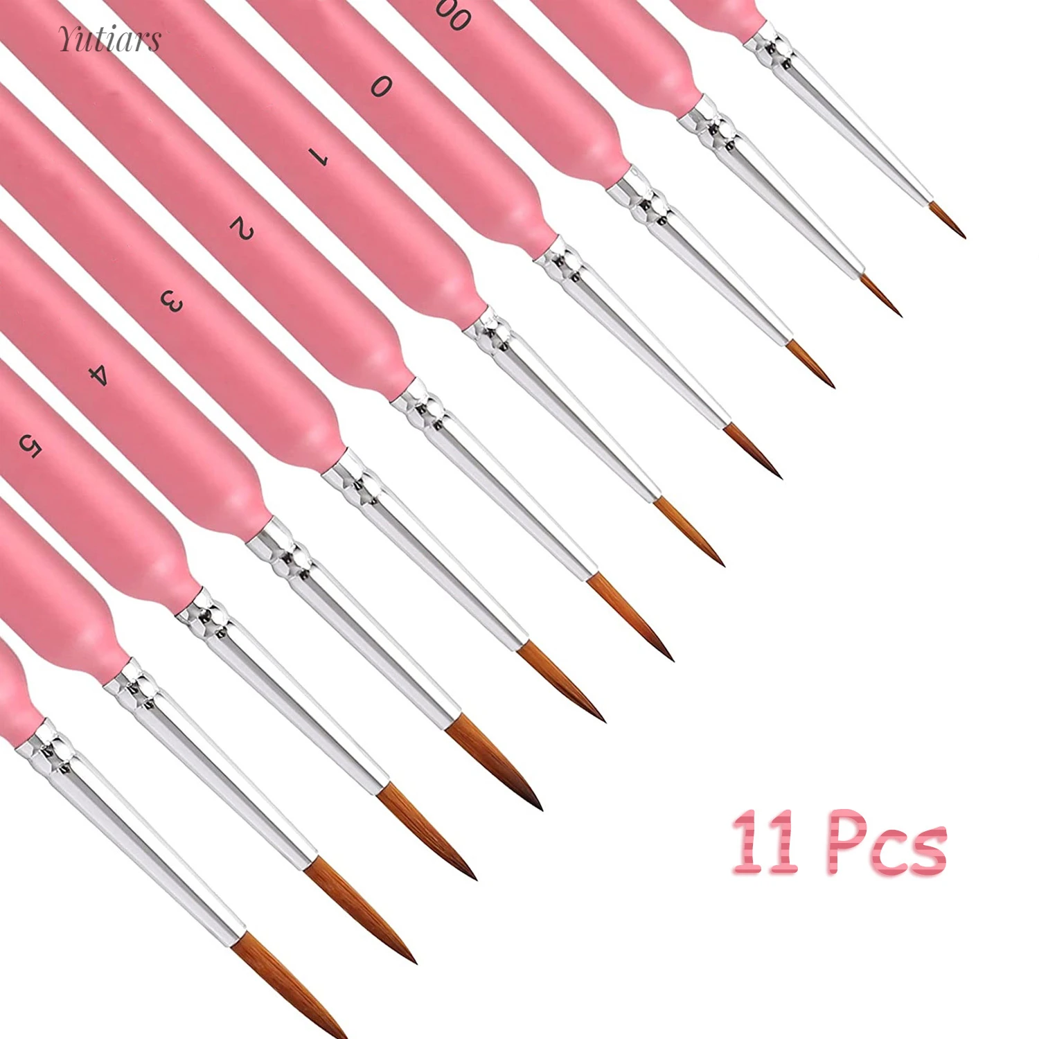 11 шт., миниатюрные кисти для рисования