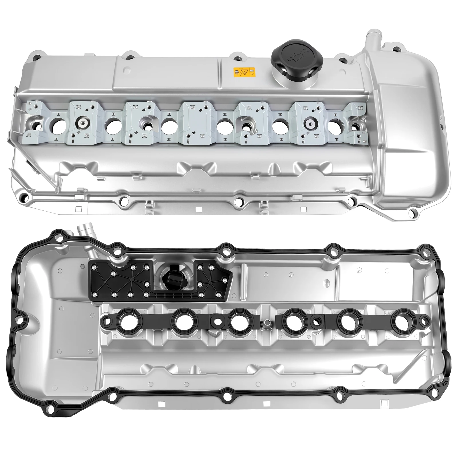 

Aluminum Engine Valve Cover 11121432928 11121748630 For BMW E36 E46 E39 E38 E53 Z3 M52 M54 Engine Cylinder Head Valve Cover