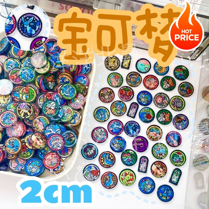 

Pok É Mon Pikachu 2cm Acrylic Patch Cute Cartoon Anime Peripheral Material Free Anime Exhibition Accessories Children's Gift